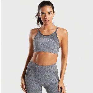 Gymshark flex set size large. Charcoal & pink